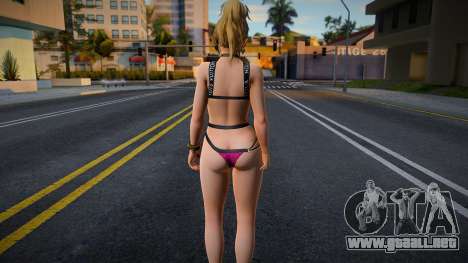DOAXVV Yukino - Gal Outfit (Bikini Style) LV para GTA San Andreas