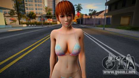 Kasumi in a swimsuit Mobile para GTA San Andreas