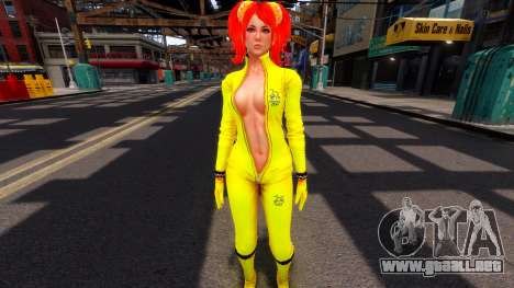 Redhead Juliet Starling in sport rider outfit para GTA 4