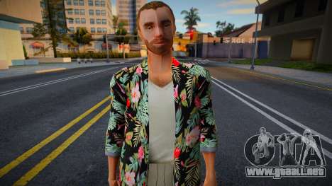 Duane con una camisa hawaiana 2K para GTA San Andreas