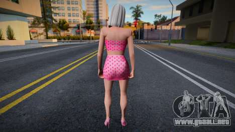 Chica con traje rosa para GTA San Andreas