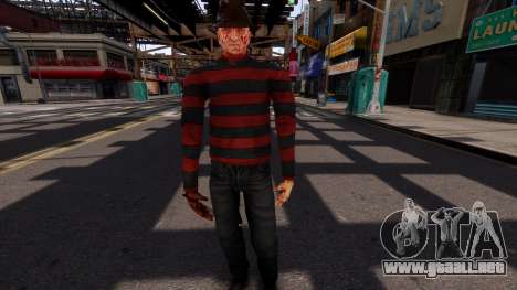 Freddy Krueger PED para GTA 4