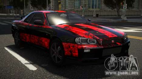Nissan Skyline R34 XR-Z S9 para GTA 4