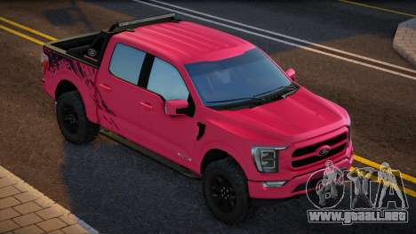 Ford F-150 Custom 2021 Red para GTA San Andreas