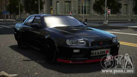 Nissan Skyline R34 GTR X-Style para GTA 4