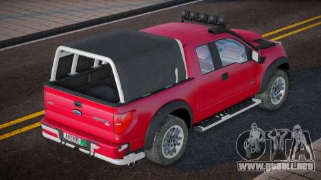 Ford Raptor F-150 Rad para GTA San Andreas