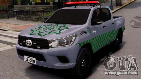 Toyota Hilux 2017, Tehran Municipality para GTA 4