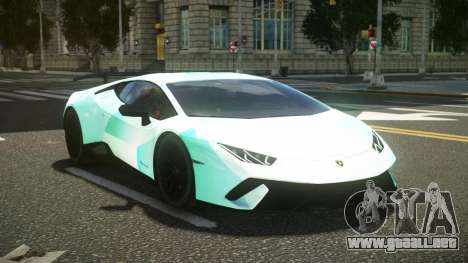 Lamborghini Huracan X-Racing S6 para GTA 4