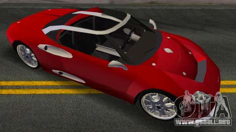 Spyker C8 Laviolette para GTA Vice City