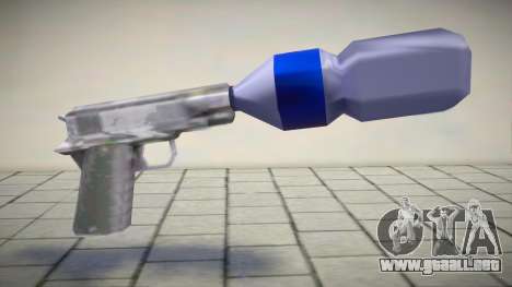 Water Bottle Suppressor Silencer para GTA San Andreas