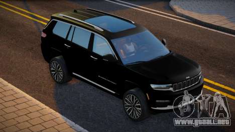 Jeep Grand Cherokee L 2023 Black para GTA San Andreas