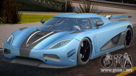 Koenigsegg Agera R Cherkes para GTA San Andreas