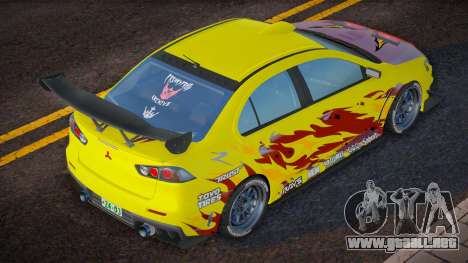 Mitsubishi Lancer Evo X Time Attack para GTA San Andreas