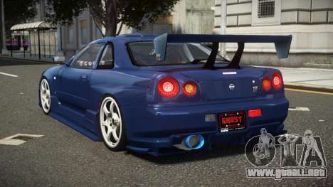 Nissan Skyline R34 SC V1.2 para GTA 4