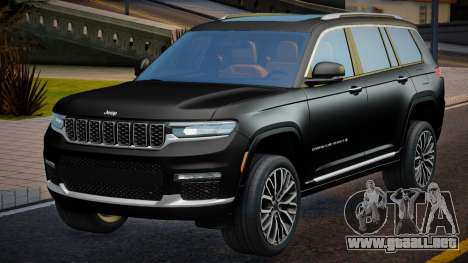 Jeep Grand Cherokee L 2023 Black para GTA San Andreas