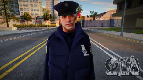 NYPD Winter para GTA San Andreas