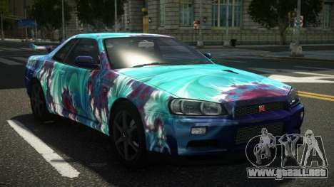 Nissan Skyline R34 XR-Z S13 para GTA 4