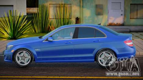 Mercedes-Benz C63 W204 AMG KZ Plate para GTA San Andreas