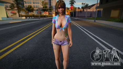 Misaki in a sexy outfit para GTA San Andreas