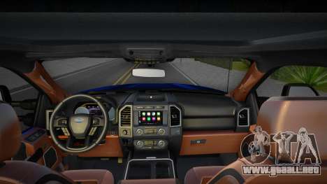 Ford Super Duty Tremor 2020 Blue para GTA San Andreas