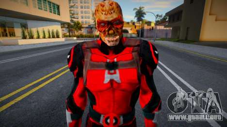 Deadpool Without Mask v1 para GTA San Andreas