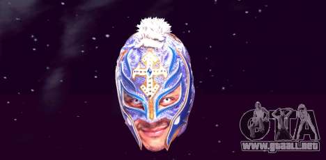 La cara de Rey Mysterio en lugar de la luna para GTA San Andreas