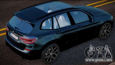 BMW X3 2021 Euro Plate para GTA San Andreas