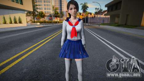 Skin Chica Realista Con Uniforme De Colegio Japo para GTA San Andreas