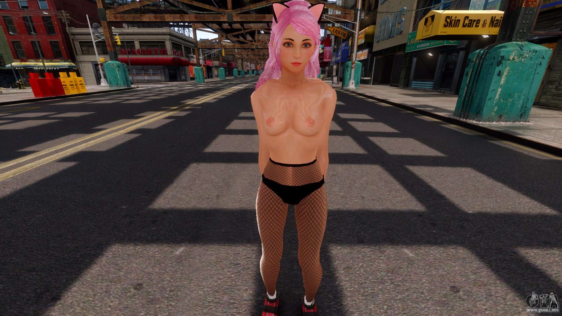 Belle Delphine Topless para GTA 4