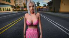 Chica con traje rosa para GTA San Andreas
