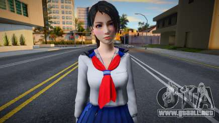 Skin Chica Realista Con Uniforme De Colegio Japo para GTA San Andreas