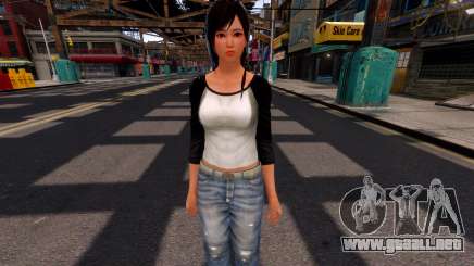 Kokoro Sport DLC from Dead or Alive 5 Street para GTA 4