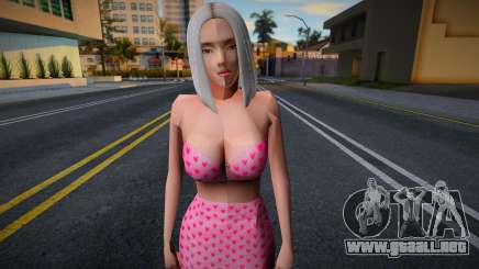 Chica con traje rosa para GTA San Andreas