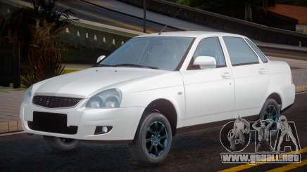 Lada Priora White Fiji para GTA San Andreas