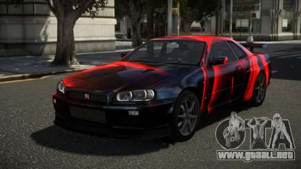 Nissan Skyline R34 XR-Z S3 para GTA 4