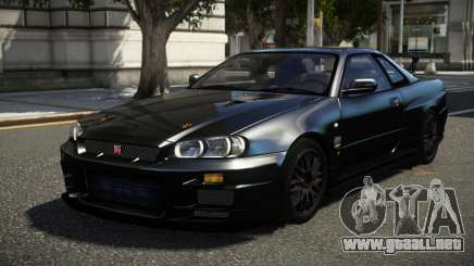 Nissan Skyline R34 GTR ES V1.1 para GTA 4