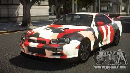 Nissan Skyline R34 XR-Z S14 para GTA 4