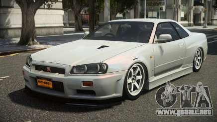 Nissan Skyline R34 GTR X-Style V1.1 para GTA 4