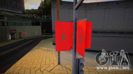 Replace Gay Flags With Morocco Flags para GTA San Andreas