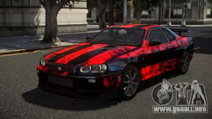 Nissan Skyline R34 XR-Z S9 para GTA 4