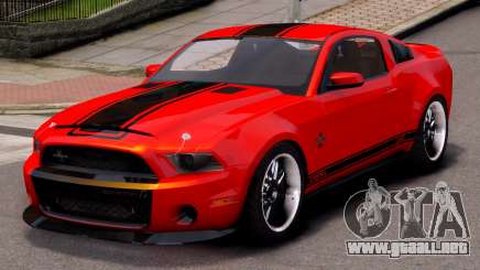 Shelby GT500 Super Snake NFS Edition Red para GTA 4