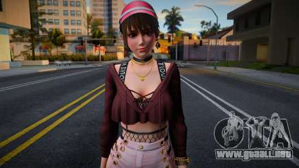 DOAXVV Nanami - Gal Outfit (Rollable Hoodie) LV para GTA San Andreas