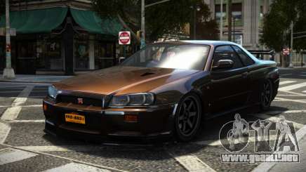 Nissan Skyline R34 BNR para GTA 4