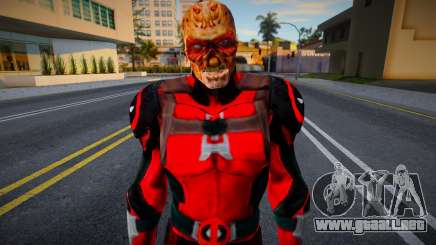 Deadpool Without Mask v1 para GTA San Andreas