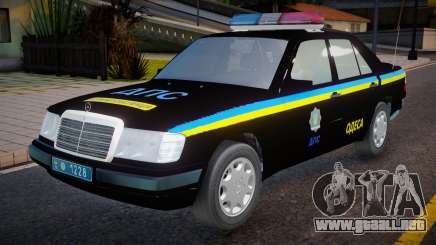 Policía Mercedes - Benz 300 E DPS de Ucrania para GTA San Andreas