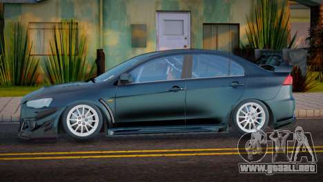 Mitsubishi Evo Lancer X Gor para GTA San Andreas