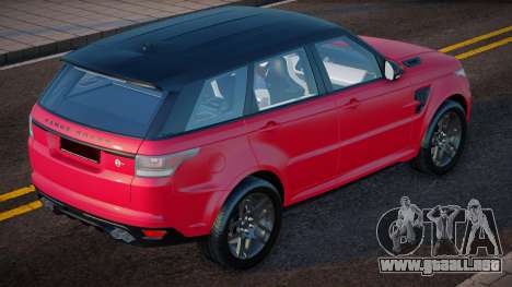 Range Rover Sport SVR Luxury para GTA San Andreas