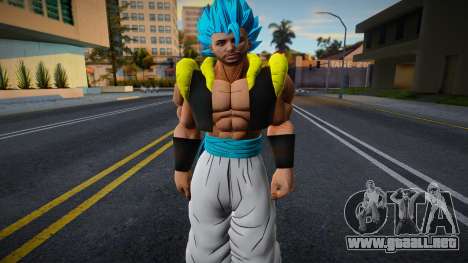 Gogeta realista fusión jugador de GTA 5 para GTA San Andreas