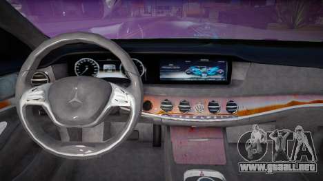 Mercedes-Benz S63 AMG Ukr Plate para GTA San Andreas