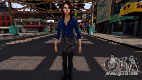 Jill Valentine Secretary Mod (Ped) para GTA 4